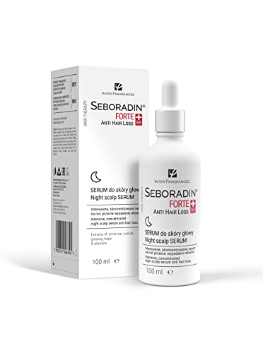 Seboradin Serum Haarserum Gegen Haarausfall Nacht Serum Haarverlust Haarwachstum Serum Für Frauen Männer Vitamine Natürliche Extrakte Haar Kopfhaut Pflege Haarwuchsmittel Haarpflege 100 ml Forte von SEBORADIN