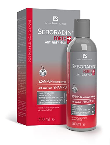 Seboradin Silbershampoo Anti-Gelbstich Shampoo Damen Herren Gegen Graue Haare Haarkur Blondiertes Und Graues Haar 200ml Forte Seboradin Silbershampoo Anti-Gelbstich Shampoo Damen Herren Gegen Graue Haare Haarkur Blondiertes Und Graues Haar 200ml Forte von SEBORADIN