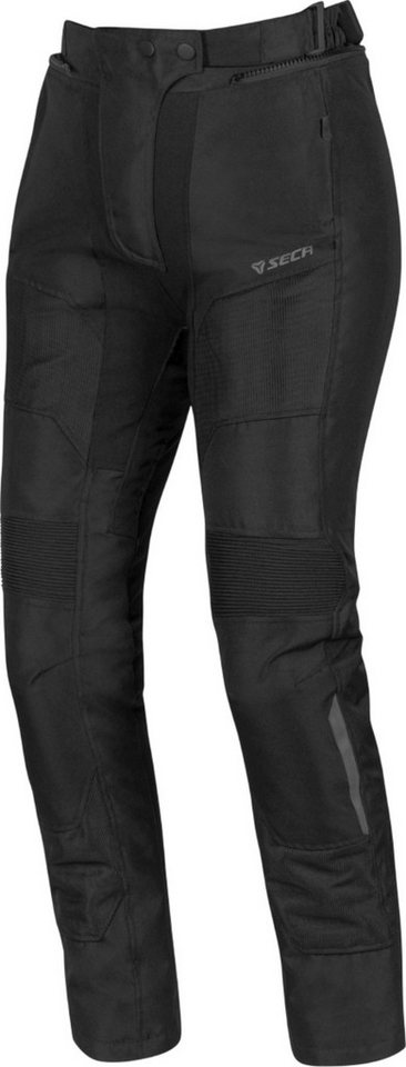 SECA Motorradhose Seca Hybrid III Mesh Damen Motorrad Textilhose Verbindungsreißverschluss,Hüftprotektoren enthalten,Knieprotektor von SECA