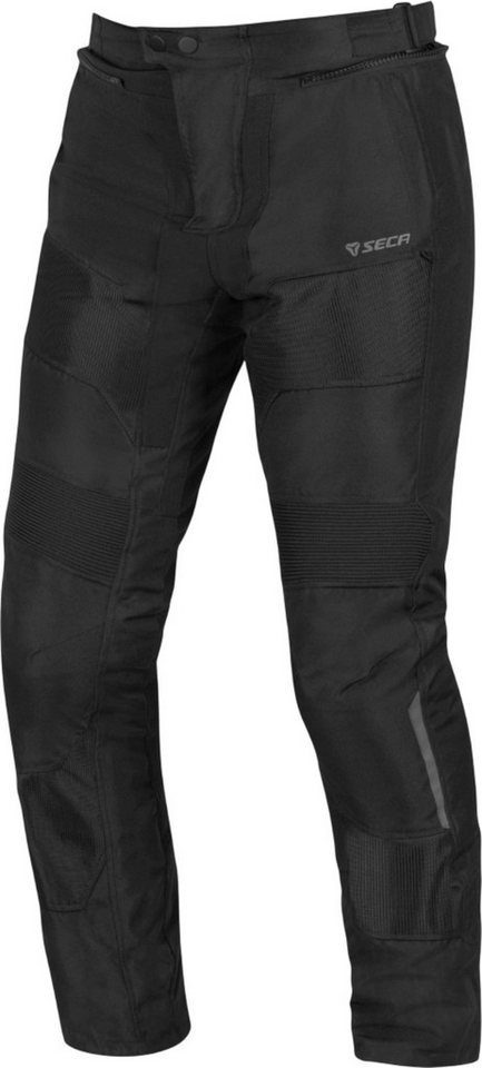 SECA Motorradhose Seca Hybrid III Mesh Motorrad Textilhose Verbindungsreißverschluss,Hüftprotektoren enthalten,Knieprotektor von SECA