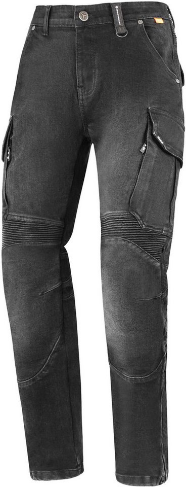 SECA Motorradhose Seca Square II Motorrad Jeans Atmungsaktiv protektoren abriebfest von SECA