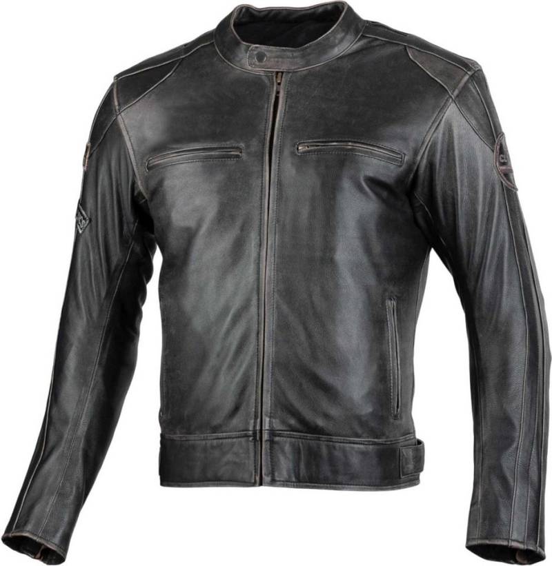 SECA Motorradjacke Seca Aviator II Motorrad Lederjacke Rückenprotektor vorbereitet,Ellenbogenprotektoren enthalten,herau von SECA