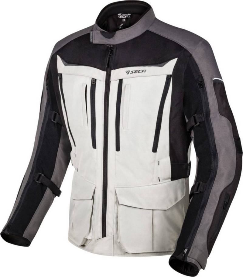 SECA Motorradjacke Seca Discovery Motorrad Textiljacke Rückenprotektor vorbereitet,Brustprotektor vorbereitet,Ellenbogen von SECA