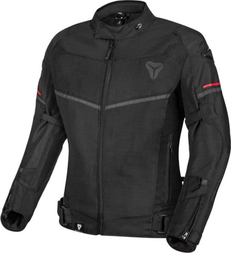 SECA Motorradjacke Seca Stream Evo Mesh Damen Motorrad Textiljacke Rückenprotektor vorbereitet,Verbindungsreißverschluss,Ellenbogenp von SECA