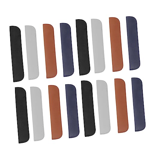 SECFOU 12stücke Pen Sleeve Aus Leder Elastische Stiftschutzhülle Geeignet Für Füllfederhalter Kugelschreiber Bleistifte Schwarz Braun Und Dunkelblau Perfektes Für Schule Und Büro von SECFOU