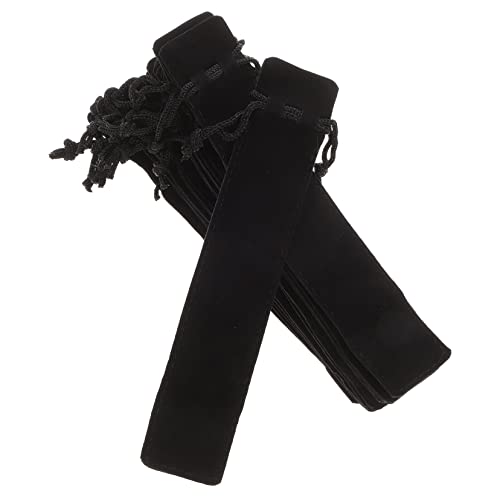 SECFOU 15stücke Teiliges Kordelzug Stifttaschen Dicke Tragbare Stifte Aufbewahrungstaschen Aus Strapazierfähigem Material Für Füllfederhalter Und Schreibutensilien Für Schule Und von SECFOU