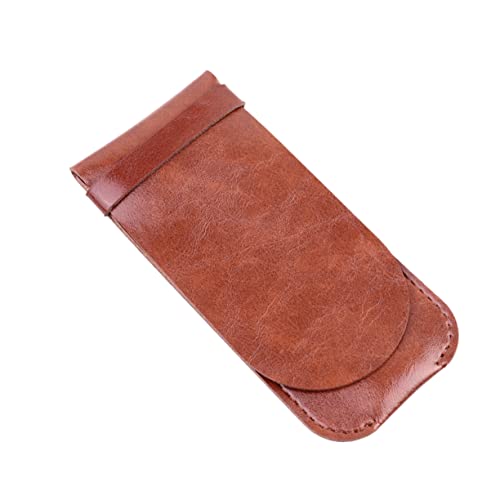 SECFOU 1stück Leder Stiftetui Handgemacht Vintage Mehrfach-stifte Tasche Stift Schutzhülle Für Büro Zuhause Und Schule Pack Kaffee von SECFOU