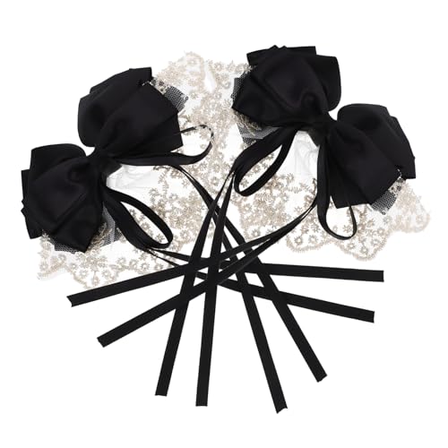 SECFOU 2stücke Damen Haarschmuck Große Schleifen Haarspangen Langlebige Haarclips Für Elegante Hochzeitsfrisuren Und Besondere Anlässe Leicht Und Komfortabel Zu Tragen von SECFOU