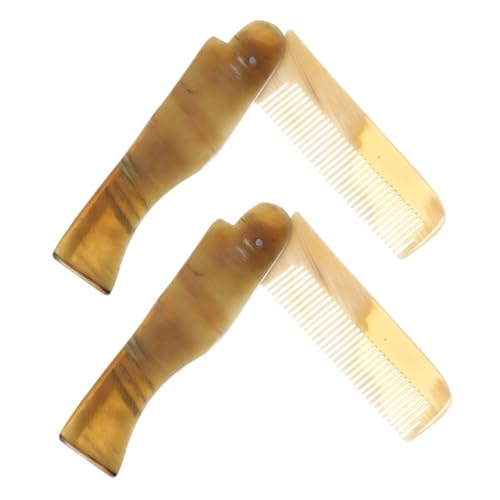 SECFOU 2stücke Faltbare Reisebürste Tragbarer Kamm Für Frauen Multifunktionale Haarbürste Mit Ergonomischem Design Für Reisen Und Unterwegs Platzsparend Und Leicht von SECFOU