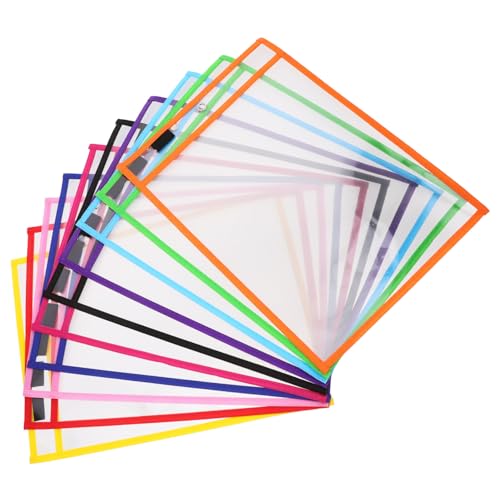 SECFOU 30 Stück Trocken Abwischbare Taschen Trocken Abwischbare Taschenhüllen Fürs Büro Must Haves Fürs Klassenzimmer Durchsichtige Taschen Schreib Zufällige Farbe SECFOU 30 Stück Trocken Abwischbare Taschen Trocken Abwischbare Taschenhüllen Fürs Büro Must Haves Fürs Klassenzimmer Durchsichtige Taschen Schreib Zufällige Farbe von SECFOU