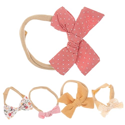 SECFOU 5stücke Stirnbänder Für Junge Mädchen Mädchen Monate Süße Schleifen Kopfschmuck Haarschmuck Für Kleinkinder Aus Weichem Material von SECFOU