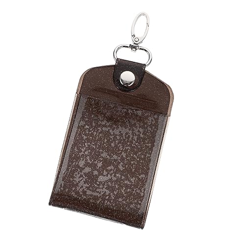 SECFOU Ausweishalter Kartenhalter Transparent Schützende Hülle Mit Schnalle Stabil Langlebig Für Fotos Und Spielkarten von SECFOU