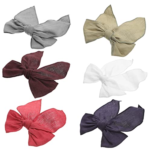 SECFOU 6stücke Teiliges Haarschleifen Für Frauen Große Stoffhaarbänder Mit Langen Schwänzen Für Hochzeiten Partys Und Alltag Elegantes Haaraccessoire Für Mädchen von SECFOU
