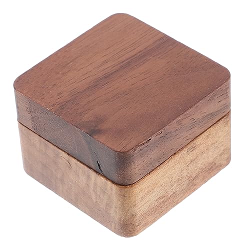 SECFOU Holz Gitarrenplektrum-Box Aufbewahrungs-etui Für Gitarrenplektren Organizer-Halter Für Ukulelenplektren Kleiner Und Leichter Schutzbehälter von SECFOU