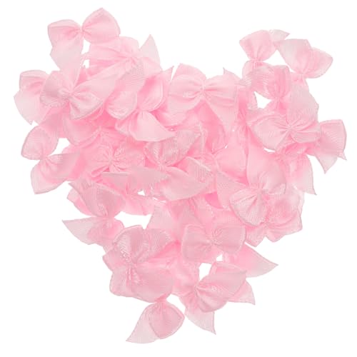 SECFOU 60stücke Handgemachte Haarbögen Aus Satin Leuchtenden Farben Rosa Schleifen Und Blumen Für Mädchen Für Hochzeiten Partys Und Bastelprojekte von SECFOU