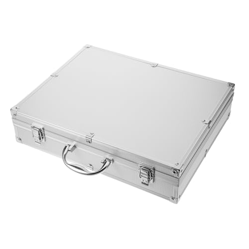 SECFOU Mikrofonschutzbox Mikrofonhalter Mikrofontasche Mikrofon-Organizer Mikrofonkoffer Für Den Außenbereich Mikrofon-tragehalter Mikrofon Hüllen Mikrofonträger Aluminiumlegierung Weiß von SECFOU