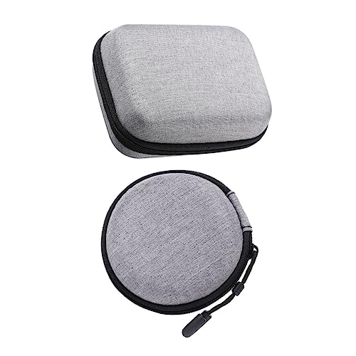 SECFOU Organizer Tasche Taschen Organizer Tragbare Mikrofon Aufbewahrungstaschen Für Elektronikzubehör Eva Kabeltasche Für Ladekabel Und Kopfhörer Ideal Für Outdoor Und Streaming & von SECFOU