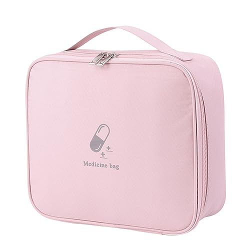 SECFOU Oxford Cloth Erste-Hilfe-Tasche Tragbare Reiseapotheke Für Medikamente Und Zubehör Wasserdichtes Aufbewahrungsetui Für Camping Outdoor-aktivitäten Und Alltag von SECFOU