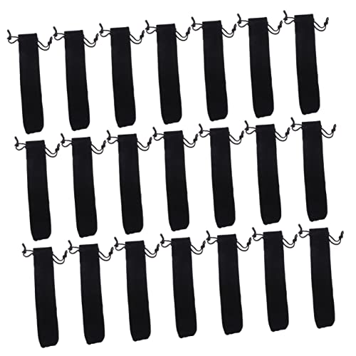 SECFOU Stiftetasche Mit Kordelzug Leichtes Federmäppchen Aus Samt Tragbares Stiftebehälter Kompakte Stiftaufbewahrung Für Schule Und Reisen von SECFOU