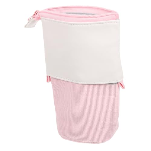 SECFOU Zipper Pencil Case Aus Cord Mit Teleskopischer Funktion Stilvoller Stift-Organizer Für Schule Und Büro Kompakte Und Praktische Lösung Für Stifte Und Kosmetik von SECFOU