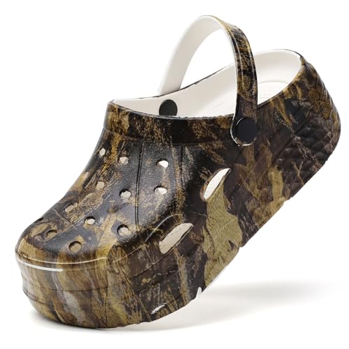 SECHRITE Gartenschuhe Damen Clog Gartenclogs Sommer Hausschuhe Gummilatschen Pantoletten Badeschuh Gummischuhe Leicht Atmungsaktive Eva Gummi Clogs Weiße Baumtarnung 39 SECHRITE Gartenschuhe Damen Clog Gartenclogs Sommer Hausschuhe Gummilatschen Pantoletten Badeschuh Gummischuhe Leicht Atmungsaktive Eva Gummi Clogs Weiße Baumtarnung 39 von SECHRITE