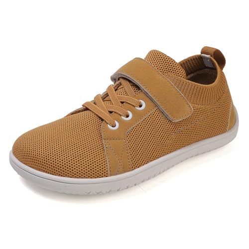 SECHRITE Kinder Barfuß Sneaker Kleinkind Breite Schuhe für Jungen Mädchen Minimalistische Outdoor Walking Barfuss Sport Schuhe Laufschuhe Fitnessschuhe Braun 31 SECHRITE Kinder Barfuß Sneaker Kleinkind Breite Schuhe für Jungen Mädchen Minimalistische Outdoor Walking Barfuss Sport Schuhe Laufschuhe Fitnessschuhe Braun 31 von SECHRITE