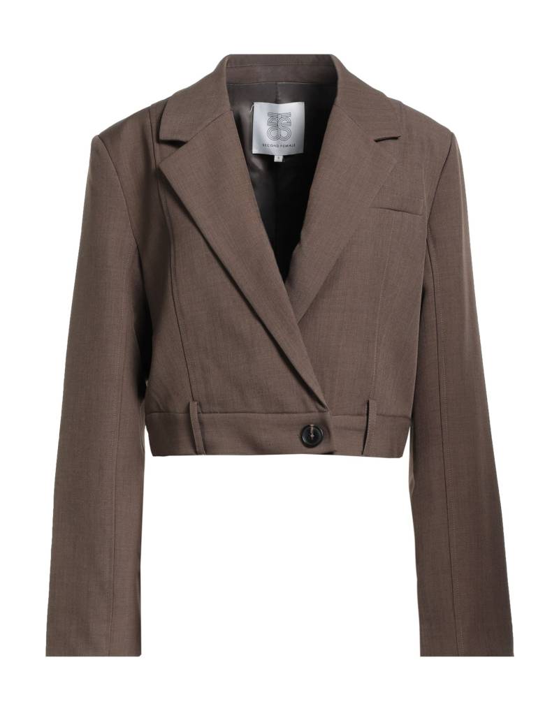 SECOND FEMALE Blazer Damen Khaki von SECOND FEMALE