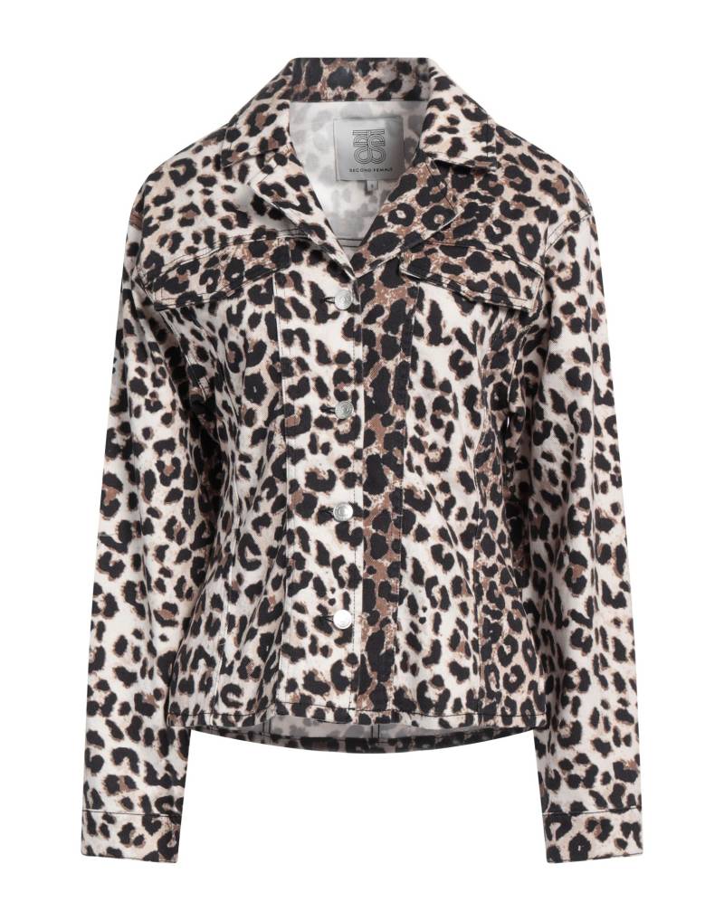 SECOND FEMALE Jeansjacke/-mantel Damen Schwarz von SECOND FEMALE