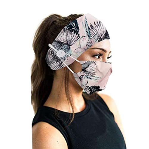 SECRET DESIRE Haarband mit Knöpfen und Gesichtsmaske, dehnbares Haarband-Set, rosa Blätter SECRET DESIRE Haarband mit Knöpfen und Gesichtsmaske, dehnbares Haarband-Set, rosa Blätter von SECRET DESIRE