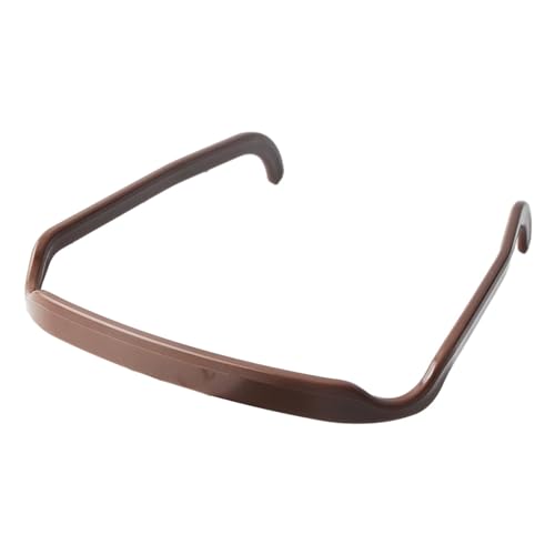 SECRET DESIRE Lockiges Haarband, modisch, quadratisch, zum Anheben und Stylen, schlichtes Haarband für Damen, Braun von SECRET DESIRE