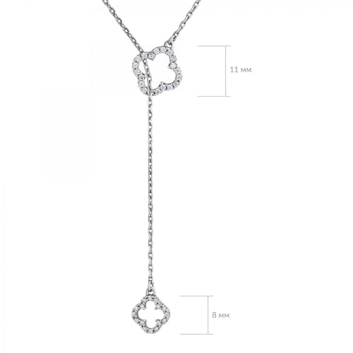 SECRET FOR YOU EINFACH SCHÖN Halskette mit Anhänger aus 925 Silber mit Zirkonia Steinen von SECRET FOR YOU EINFACH SCHÖN