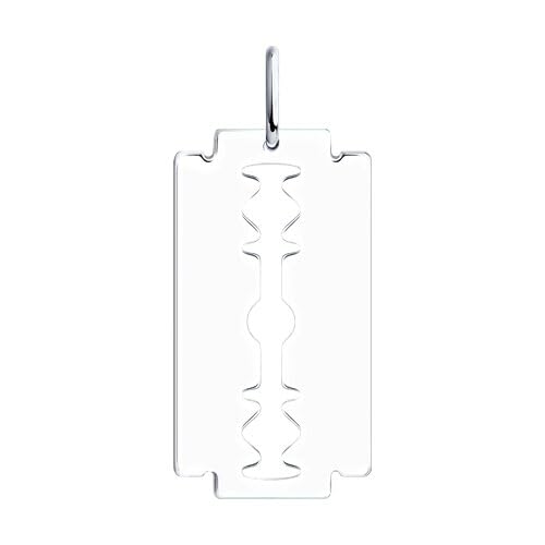 SECRET FOR YOU EINFACH SCHÖN Kettenanhänger Charm Rasierklinge aus 925 Silber von SECRET FOR YOU EINFACH SCHÖN