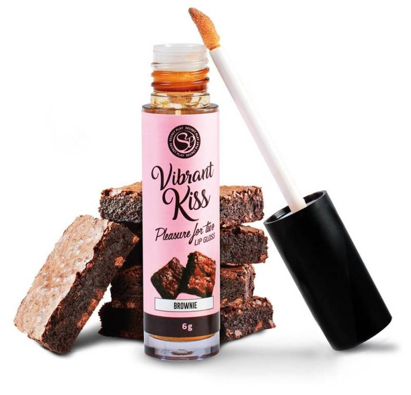 SECRET PLAY Gleitgel LIPGLOSS VIBRANT KISS BROWNIE von SECRET PLAY
