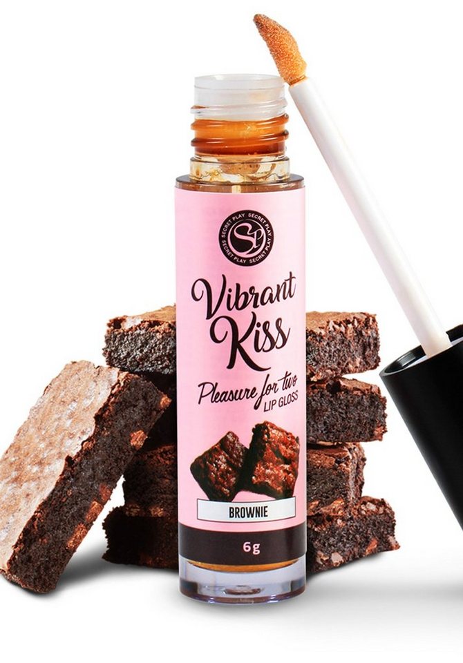 SECRET PLAY Lipgloss Lipgloss mit Vibrationseffekt - Brownie, mit Vibrationseffekt von SECRET PLAY