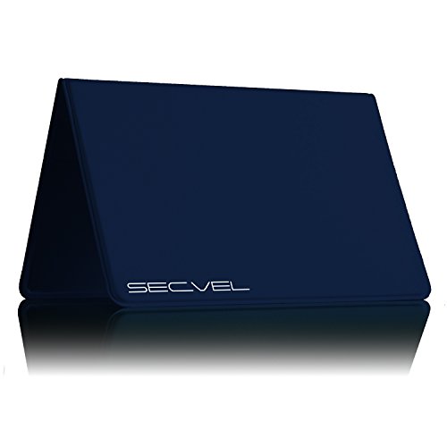 Patentierte Schutzhülle für 4 Karten | RFID NFC & Magnetfeld Blocker | Kartenschutz für Kreditkarte, EC Karte, Personalausweis | 100% Datenschutz geprüft von CTC/advanced (member of RW TÜV Group) | Marino von SECVEL
