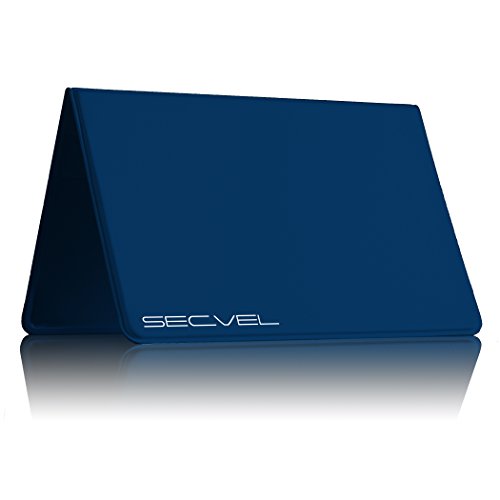 Patentierte Schutzhülle für 4 Karten | RFID NFC & Magnetfeld Blocker | Kartenschutz für Kreditkarte, EC Karte, Personalausweis | 100% Datenschutz geprüft von CTC/advanced (member of RW TÜV Group) | Portofino von SECVEL