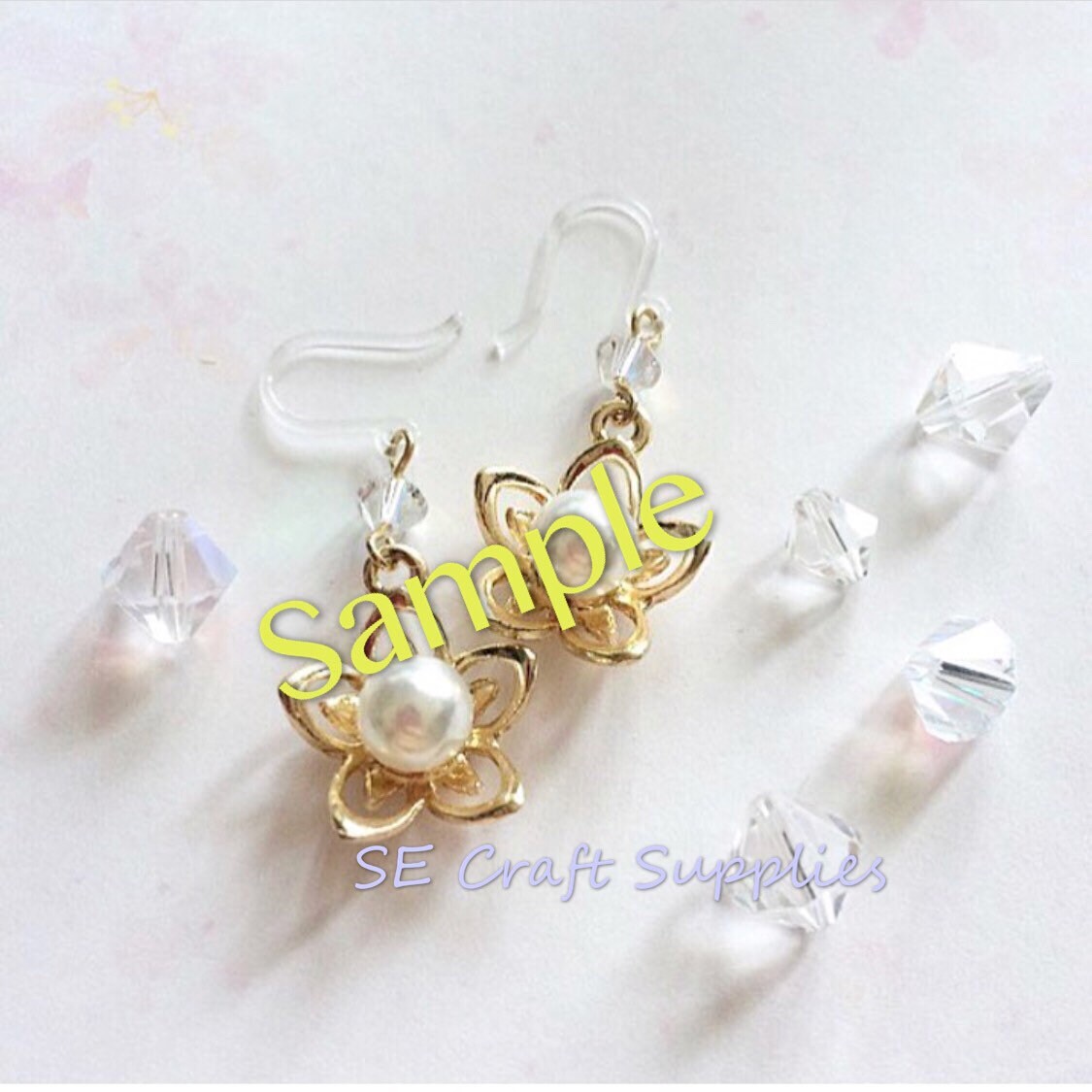 500/160/40/20 Stück Hypoallergene Kunststoff Ohrring Haken Klar Ideal Für Personen Mit Metallallergien, Metallfrei, Schmuckzubehör von SECraftSupplies