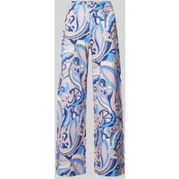 SEDUCTIVE Hose im Allover-Look Modell 'KIMERLEY' in Blau, Größe 38 von SEDUCTIVE