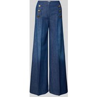 SEDUCTIVE Hose mit Bügelfalten Modell 'BRIDGET' in Blau, Größe 40 von SEDUCTIVE