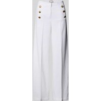 SEDUCTIVE Hose mit Knöpfen Modell 'Bridget' in Offwhite, Größe 44 von SEDUCTIVE