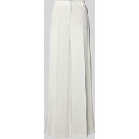 SEDUCTIVE Leinenhose mit Bügelfalten Modell 'SHILOH' in Offwhite, Größe 40 von SEDUCTIVE