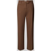 SEDUCTIVE Regular Fit Stoffhose in verkürzter Passform Modell 'MARY' in Cognac, Größe 42 von SEDUCTIVE