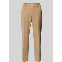 SEDUCTIVE Slim Fit Stoffhose in verkürzter Passform Modell 'MARY' in Sand, Größe 42 von SEDUCTIVE