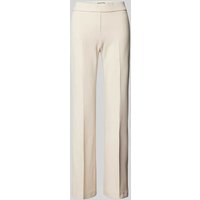 SEDUCTIVE Straight Leg Stoffhose mit elastischem Bund Modell 'NANOU' in Ecru, Größe 46 von SEDUCTIVE