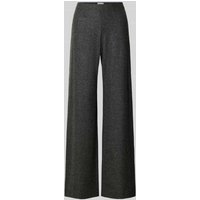 SEDUCTIVE Wide Leg Stoffhose mit Paspeltaschen am Gesäß Modell 'KIMBERLY' in Anthrazit, Größe 42 von SEDUCTIVE
