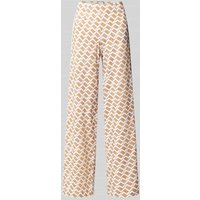 SEDUCTIVE Wide Leg Stoffhose mit elastischem Bund Modell 'KIMBERLEY' in Camel, Größe 38 von SEDUCTIVE