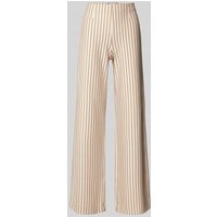 SEDUCTIVE Wide Leg Stoffhose mit elastischem Bund Modell 'KIMBERLY' in Camel, Größe 42 von SEDUCTIVE