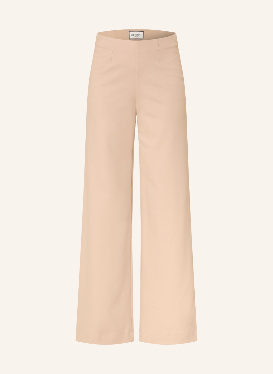 Seductive Marlenehose Kimberly Aus Jersey beige von SEDUCTIVE