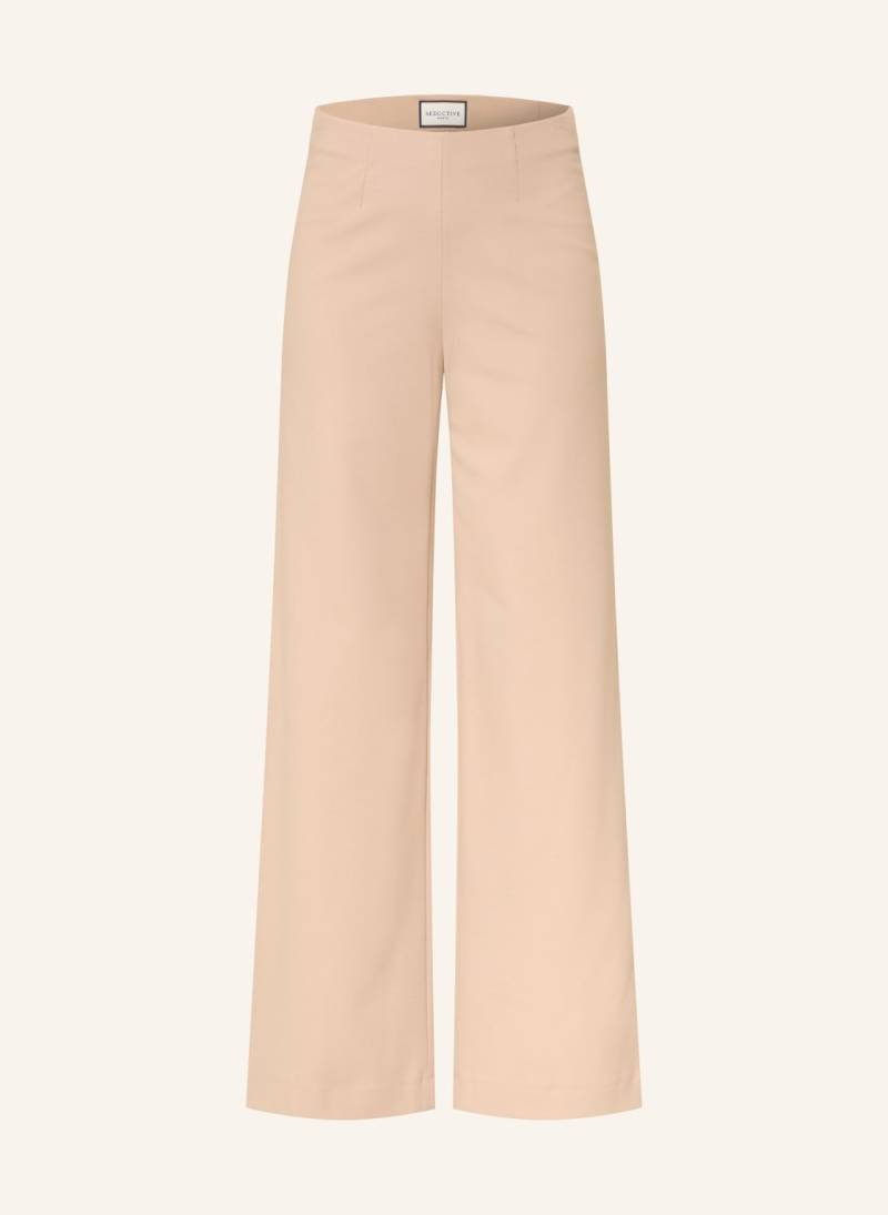 Seductive Marlenehose Kimberly Aus Jersey beige von SEDUCTIVE