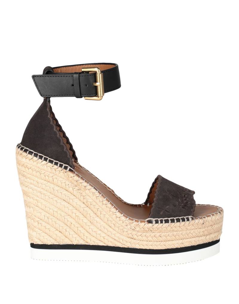 SEE BY CHLOÉ Espadrilles Damen Dunkelbraun von SEE BY CHLOÉ